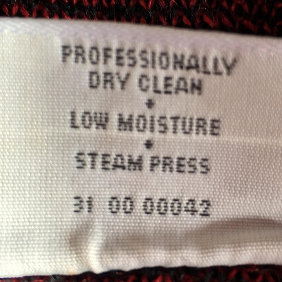 Pendleton Black Red Floral Crest Cardigan Size L - Picture 8 of 8